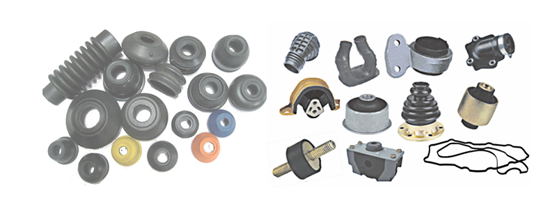 End Products of Dekuma vertical rubber injection molding machine